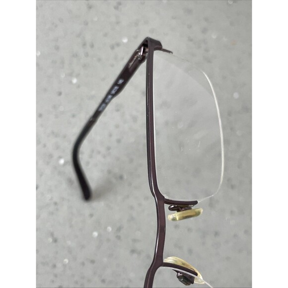 Timberland TB 1224 Col.048 54-18-140 Brown metal half Rim Eyeglasses Frames ONLY - Picture 10 of 10